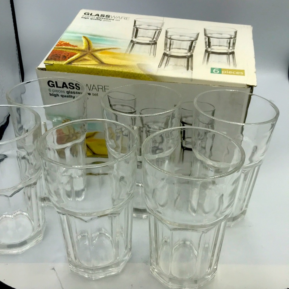 Glassware 6 pieces set High Quality